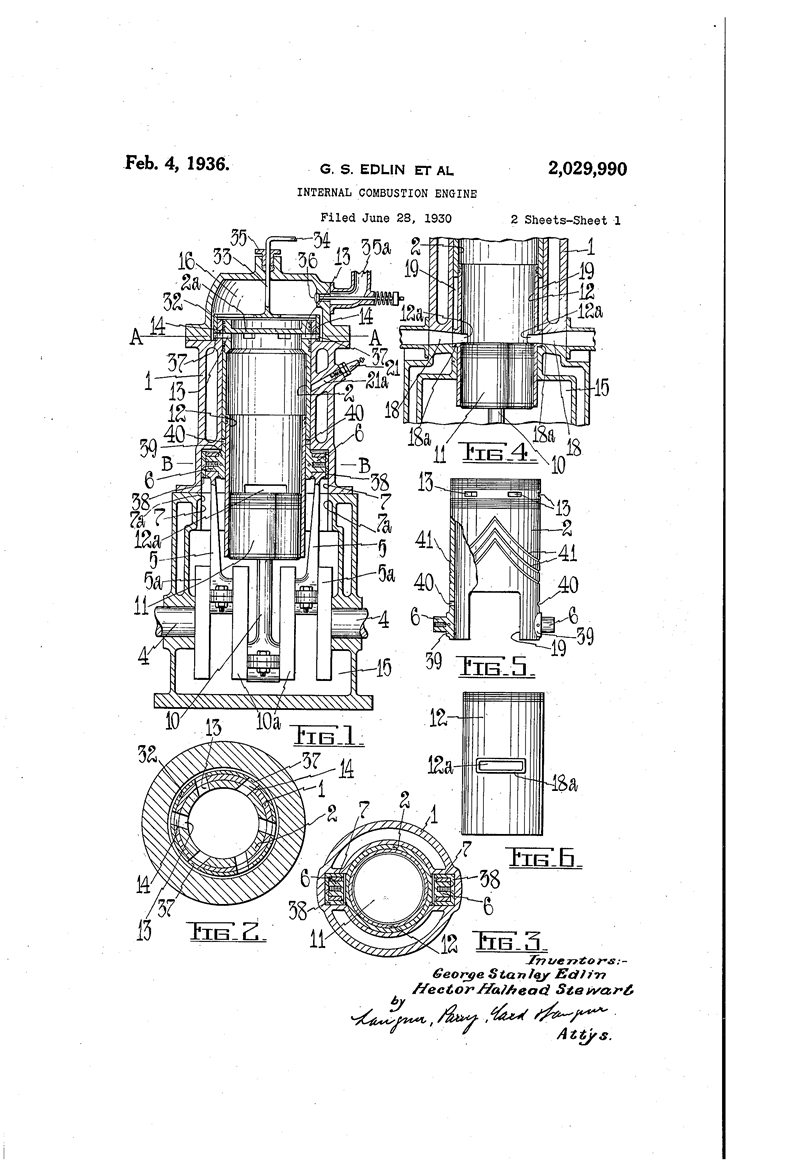 Edlin Stewart engine - George Edlin & H.H. ("Steam") Stewart
